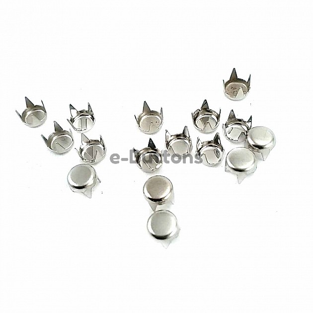 Metal Prong Stud 5.50 mm With 4 Prong  (250 pcs / Package) TR0029