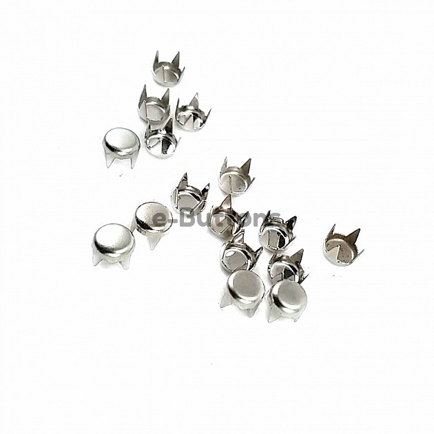 Metal Prong Stud 5.50 mm With 4 Prong  (250 pcs / Package) TR0029