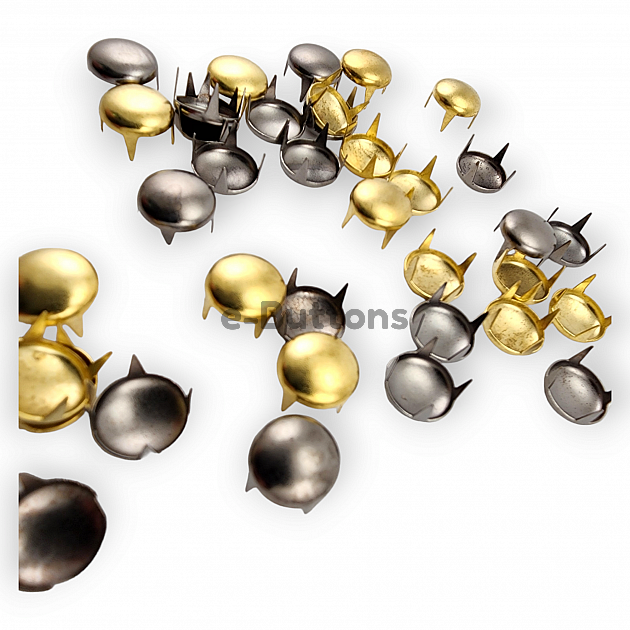 Punk Spikes Spots Studs  9,5 mm for Clothes (250 pcs / Pack) TR0034