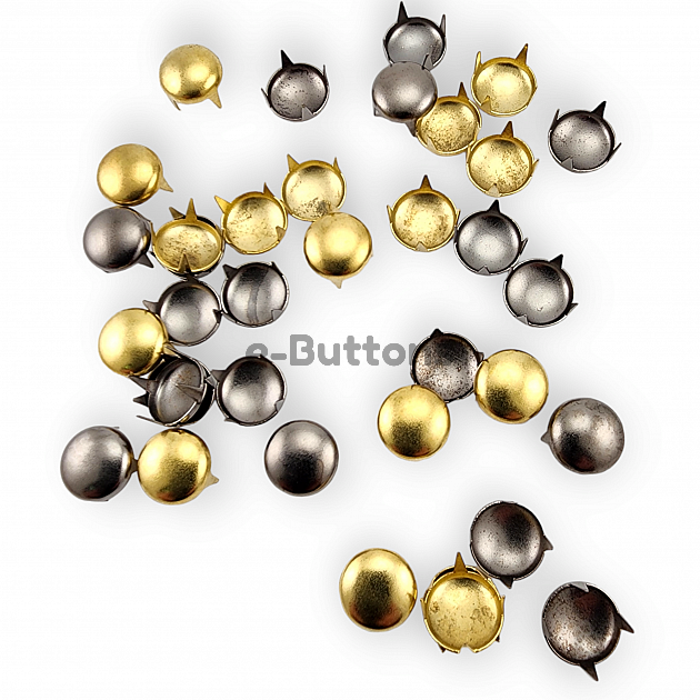 Punk Spikes Spots Studs  9,5 mm for Clothes (250 pcs / Pack) TR0034