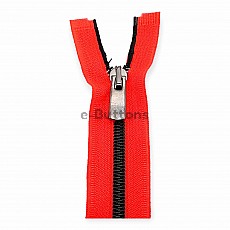 Nylon Coil Zipper 40 cm #5 15,75" Metallic Teeth Jacket Zipper Open End - Separeted ZPSM0040T10