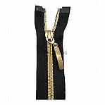 Nylon Coil Zipper 50 cm #5 19,70" Metallic Teeth Jacket Zipper Open End - Separeted ZPSM0050T10