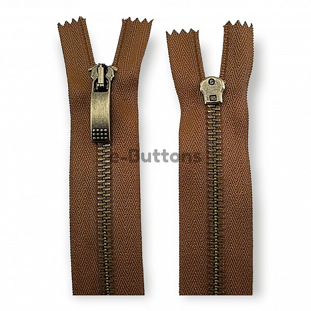 18 cm 7,08" Metal Zipper #5 Coat Pocket Mustard SBS 092 Color Closed End ZP0010PROMO