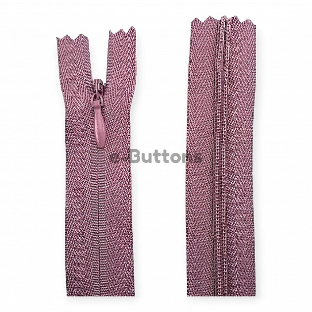 60 cm 23.60" Hidden Zipper Cloth Lilac 421 Closed End ZP6013PROMO