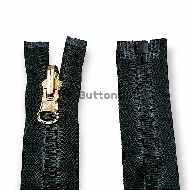 Chunky Zips 35 cm, 13,78" #9 Metal Teeth Imatation Open End - Separe ZPK0035T9MG