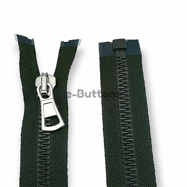 Chunky Zips 35 cm, 13,78" #9 Metal Teeth Imatation Open End - Separe ZPK0035T9MG