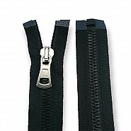 Chunky Zips 60 cm, 23,62" #9 Metal Teeth Imatation Open End - Separe ZPK0060T9MG