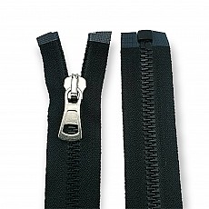 Chunky Zips 75 cm, 29,53" #9 Metal Teeth Imatation Open End - Separe ZPK0075T9MG