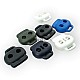 Plastic Stopper Two Hole 4 mm Hole Diameter Top Press - Bottom Bridge H003001