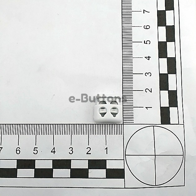 Üstten Basmalı Stoper İki Delikli Plastik Stoper 4,5 mm Delik Çaplı H004413