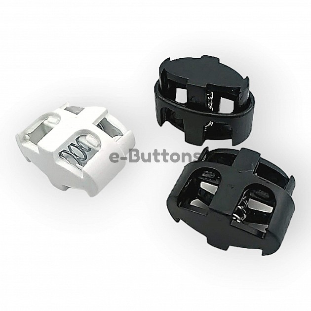 Rectangular Plastic Mine Stopper 7 mm Hole Diameter Top Press Two Hole - Special Model H005024
