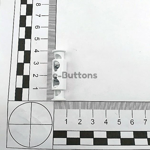 Plastic Stopper 5 mm Hole Diameter Two Hole Long Top - Bottom Push - Special Model H005037