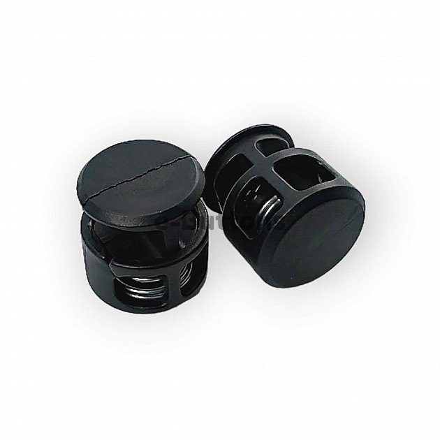 Mine Stopper Two Hole 6 mm Hole Diameter Plastic Stopper - Top Press H005045