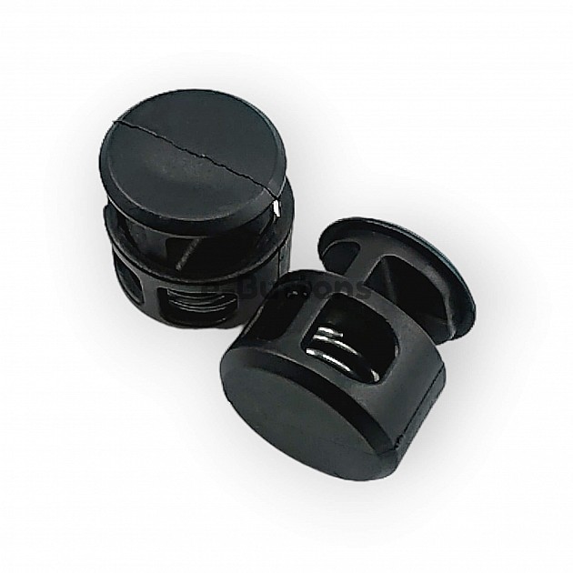 Mine Stopper Two Hole 6 mm Hole Diameter Plastic Stopper - Top Press H005045