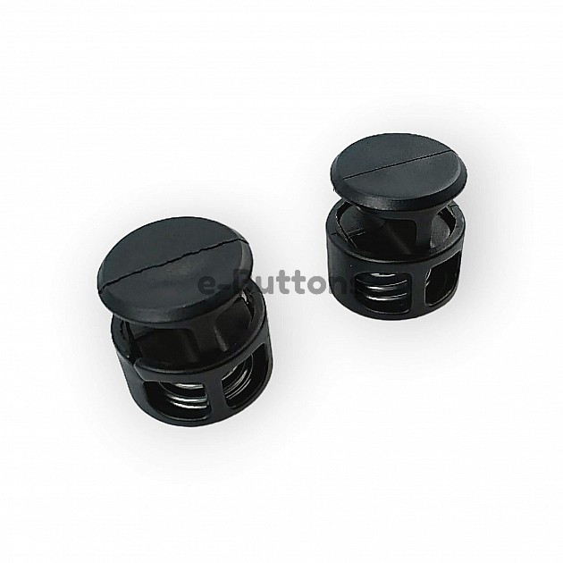 Mine Stopper Two Hole 6 mm Hole Diameter Plastic Stopper - Top Press H005045