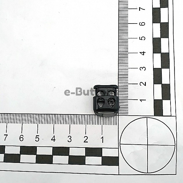 Plastik Stoper İki Delikli 4 mm Delik Çaplı Üstten Basmalı - Alttan Köprülü H005047