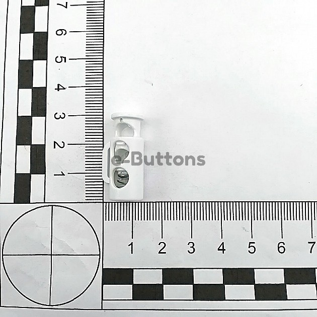 Plastic Stopper 6 mm Hole Diameter Bigger Model Two Holes Top Press - Side Bridge H005048