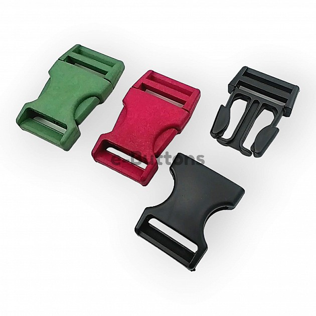 2 cm Snap-On Plastic Buckle Plastic Bandolier Buckle H009074