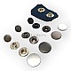 Stainless Italian Style Coat Snap Button Deluxe Series DLX00884P