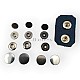 Stainless Italian Style Coat Snap Button Deluxe Series DLX00884P