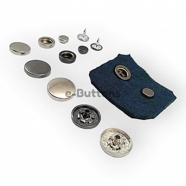 Coat Snap Button Zamak Snap Italian Style Deluxe Series 501C DLXC00501Z