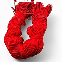 Braided Elastic Red 100mt Bundle LYV000RED