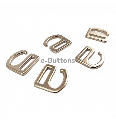 ▷ Bra Buckles - Hooks and Loops - 9.5 mm Bra Hook Metal Hook