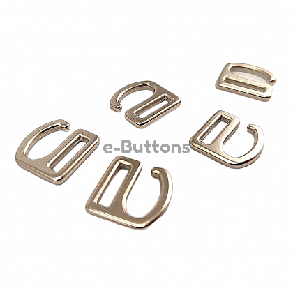 ▷ Bra Buckles - Hooks and Loops - 2.5 cm Hook Clasp Metal Buckle