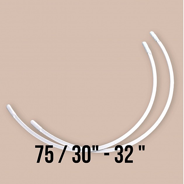 Nylon Coated 75 Size Bra Underwire 50 Pieces / Pack PIRN00075BLN