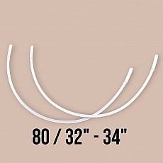 Nylon Covered 80 Size Bra Underwire 50 Pieces / Pack PIRN00080BLN