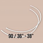 90 Size Nylon Covered Bra Underwire 50 Pcs / Pack PIRN00090BLN