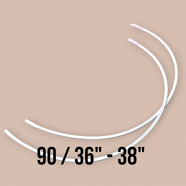 90 Size Nylon Covered Bra Underwire 50 Pcs / Pack PIRN00090BLN