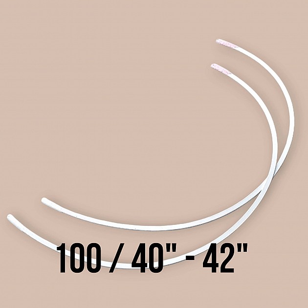 Nylon Covered 100 Size Bra Underwire 50 Pcs / Pack PIRN00100BLN