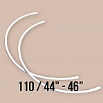 110 Size Nylon Covered Bra Underwire 50 Pcs / Pack PIRN00110BLN