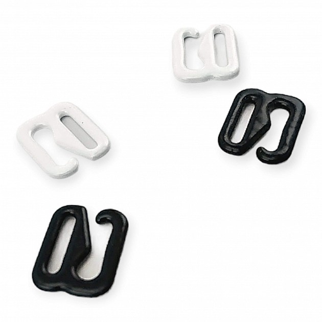 8 mm 0.31" Bra Hook - Metal Nylon Coated PIR750008