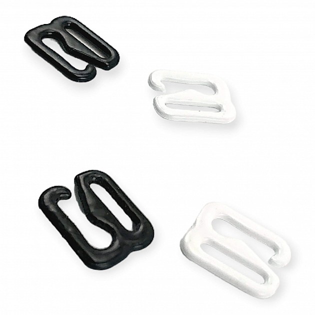 8 mm 0.31" Bra Hook - Metal Nylon Coated PIR750008