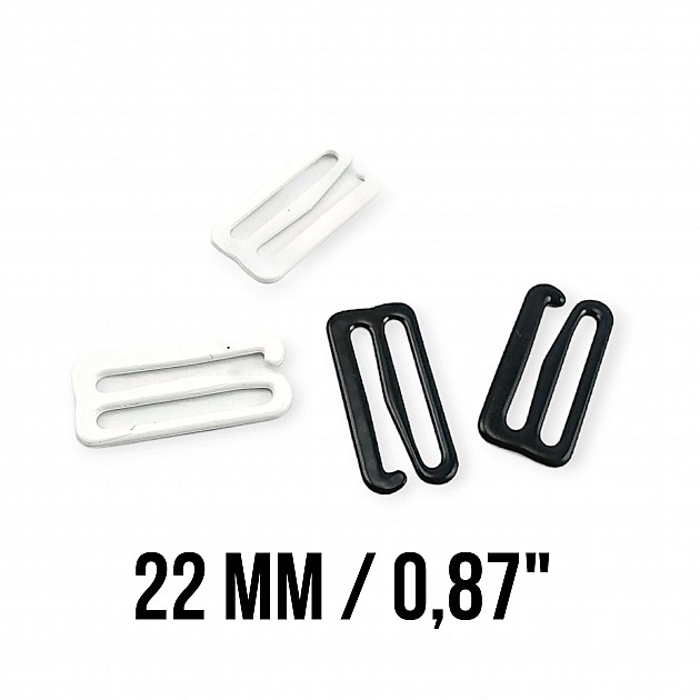 22 mm Sütyen Kancası - Metal Naylon Kaplı PIR750022