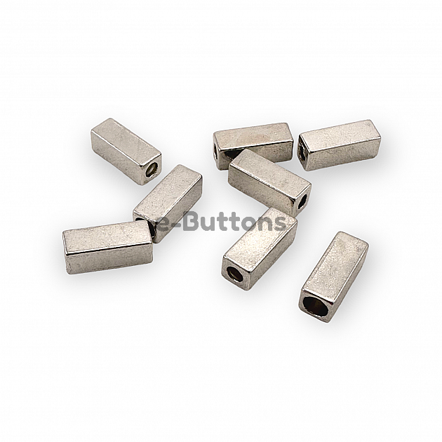 Cord Hole Entry 3.5 mm Cord End Cube Shape 7 x 12 mm PBB0017