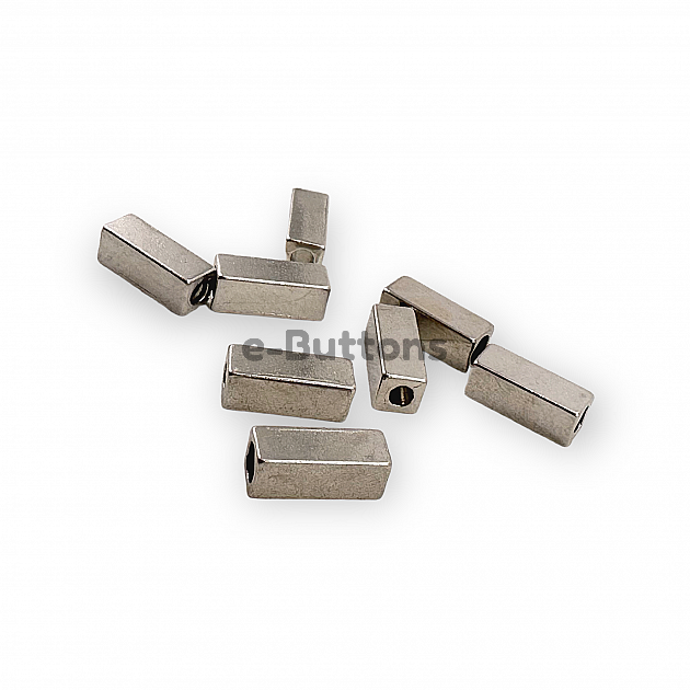 Cord Hole Entry 3.5 mm Cord End Cube Shape 7 x 12 mm PBB0017