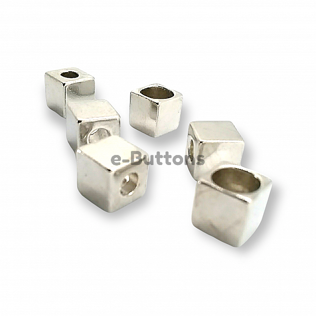 Bağcık Giriş 4 mm Bağucu Küp Şekil Metal boy 7,8 mm Giriş 4 mm PBB002