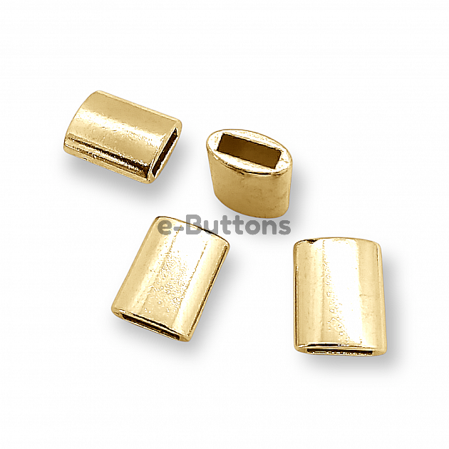 Cord End  length 16 mm Flat Shape Rectangular Entry 9.2 mm PBB011