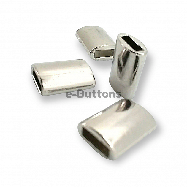 Cord End  length 16 mm Flat Shape Rectangular Entry 9.2 mm PBB011