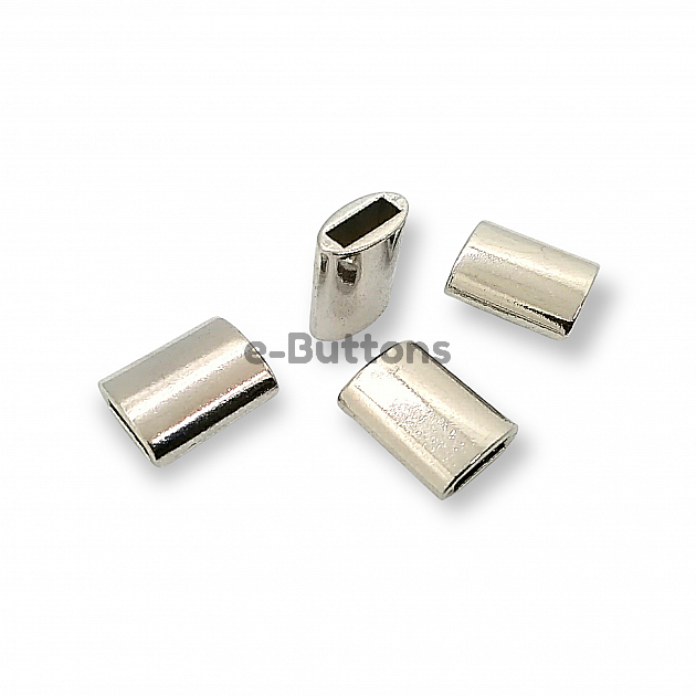 Cord End  length 16 mm Flat Shape Rectangular Entry 9.2 mm PBB011