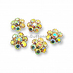 Rhinestone Shank Button 20 mm 32 L Jacket and Cardigan Button PBT0014