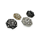 Rhinestone Button 20 mm 32 L Black and White Rhinestone Button Jacket and Cardigan Button PBT0025