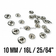 Dikme Çıtçıt Düğme 10 mm 16 boy Paslanmaz Dört Delikli ERD100P4