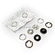 12.5 mm Prong  Snap Fastener 20L - 0.49" Two Side Prong Ring ERC00125TIRPR