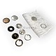 Prong Snap Button 21 mm One Side with Cap Ring Prong Snap Fastener 34L - 0.83 in ERC0021TKPR