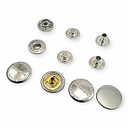 54 System Brass Caas 120 Model Snap Button Curved 4 Piece Set ERCAAS0120PR