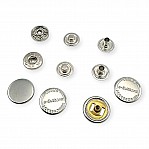 Snap Fasteners Coin Type Flat Brass 54 System Caas 125 Model Set of 4 ERCAAS0125PRP